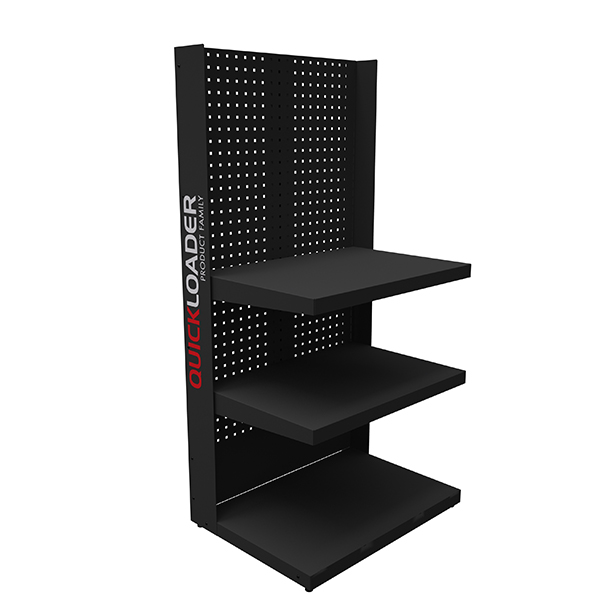 Black Shoes Display Rack